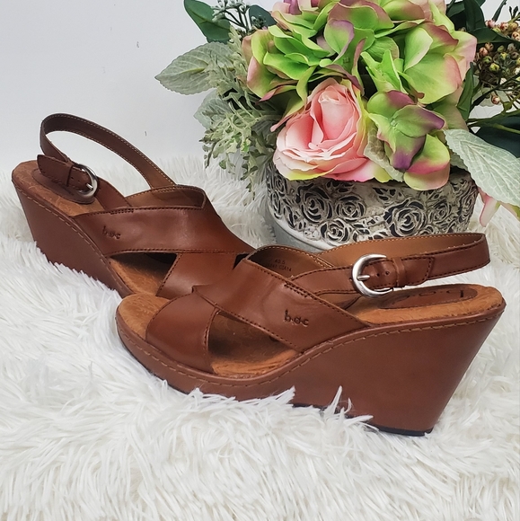 Born & Concept Shoes - B.o.c Born & Concept Schirra wedge heel Brown Size 9